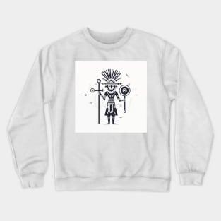 Mystical Shamanic Art, boho vibe pattern 3 Crewneck Sweatshirt